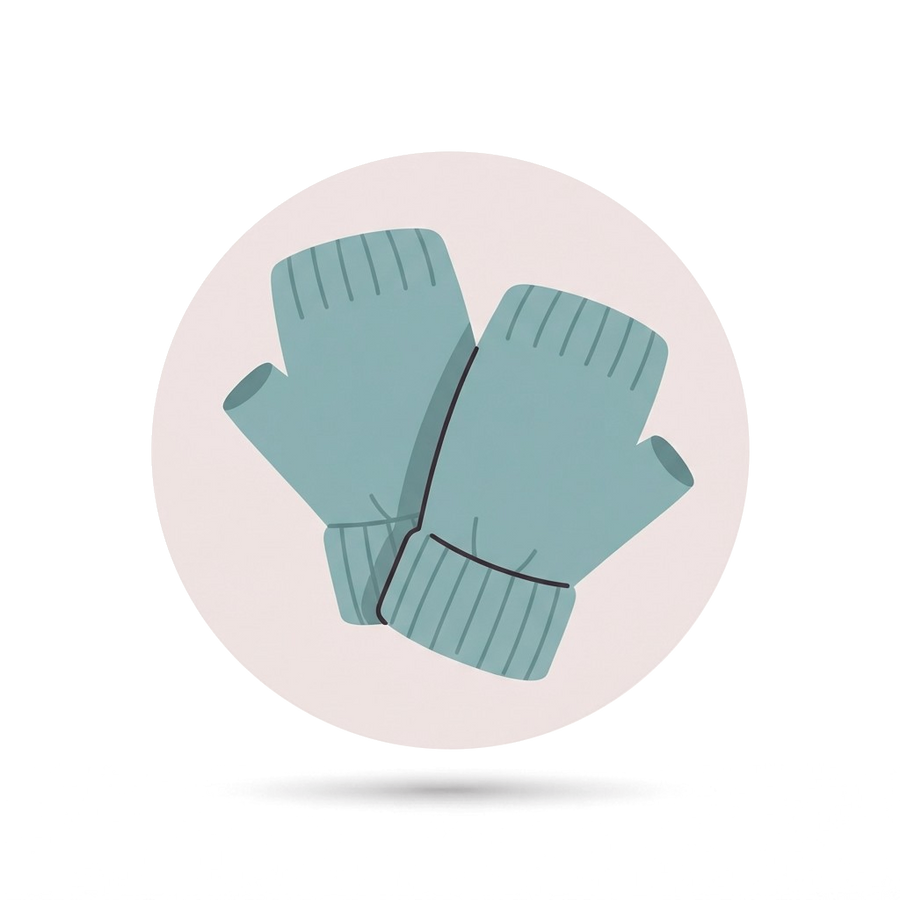 Fingerless Mitts Knitting Kit
